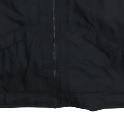 Adidas Men's Black L Windbreaker Hooded Sports Jacket