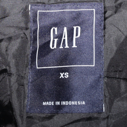 GAP Mens Black XS Hooded Faux Fur Trim Parka Winter Coat