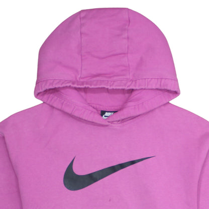 Nike Women's Pink Pullover Hoodie Small Cotton Blend Casual