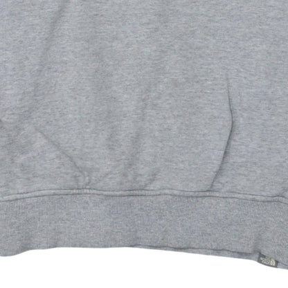 The North Face Men's Grey Pullover Hoodie Small Outdoor Logo Sweatshirt