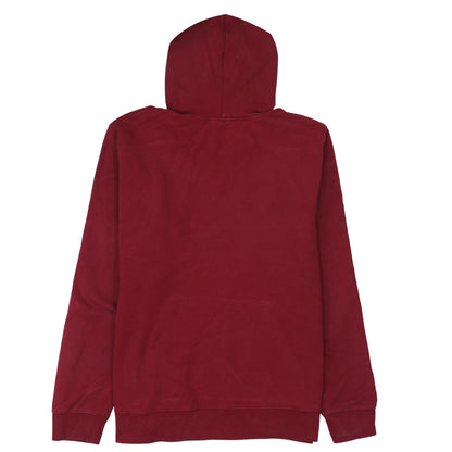 Carhartt Mens Red Pullover Hoodie XL Cotton Logo Sweatshirt