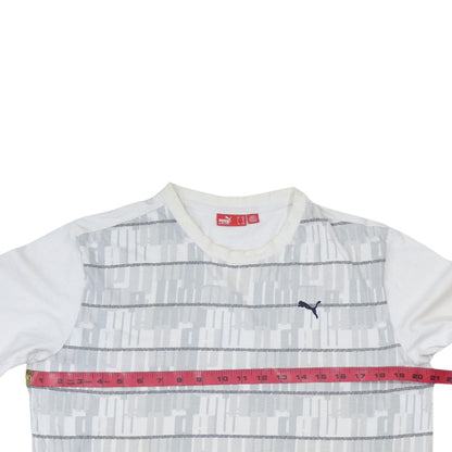 Puma Men's White Long Sleeve Cotton Casual Top 2XL