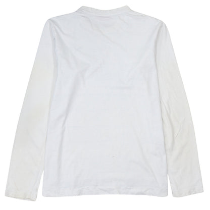 Puma Men's White Long Sleeve Cotton Casual Top 2XL