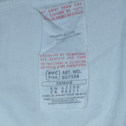 Puma Men's White Long Sleeve Cotton Casual Top 2XL