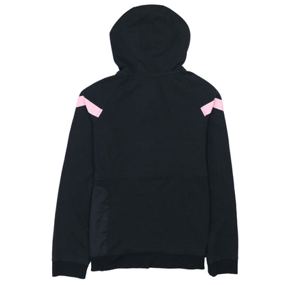 Nike Boys Black PSG Dri-FIT 1/4 Zip Hoodie XL (170cm) Football Training Top