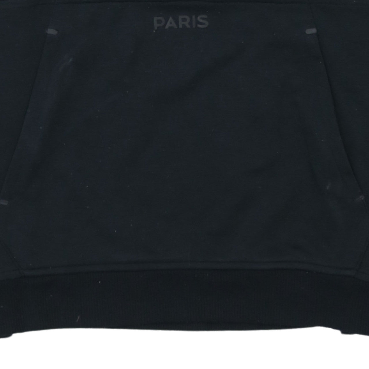 Nike Boys Black PSG Dri-FIT 1/4 Zip Hoodie XL (170cm) Football Training Top