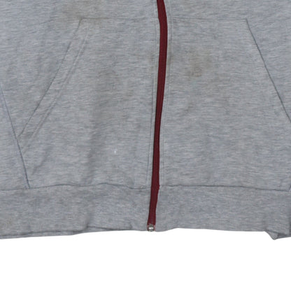 Adidas Mens Grey XL Full Zip Hoodie Sports Essentials