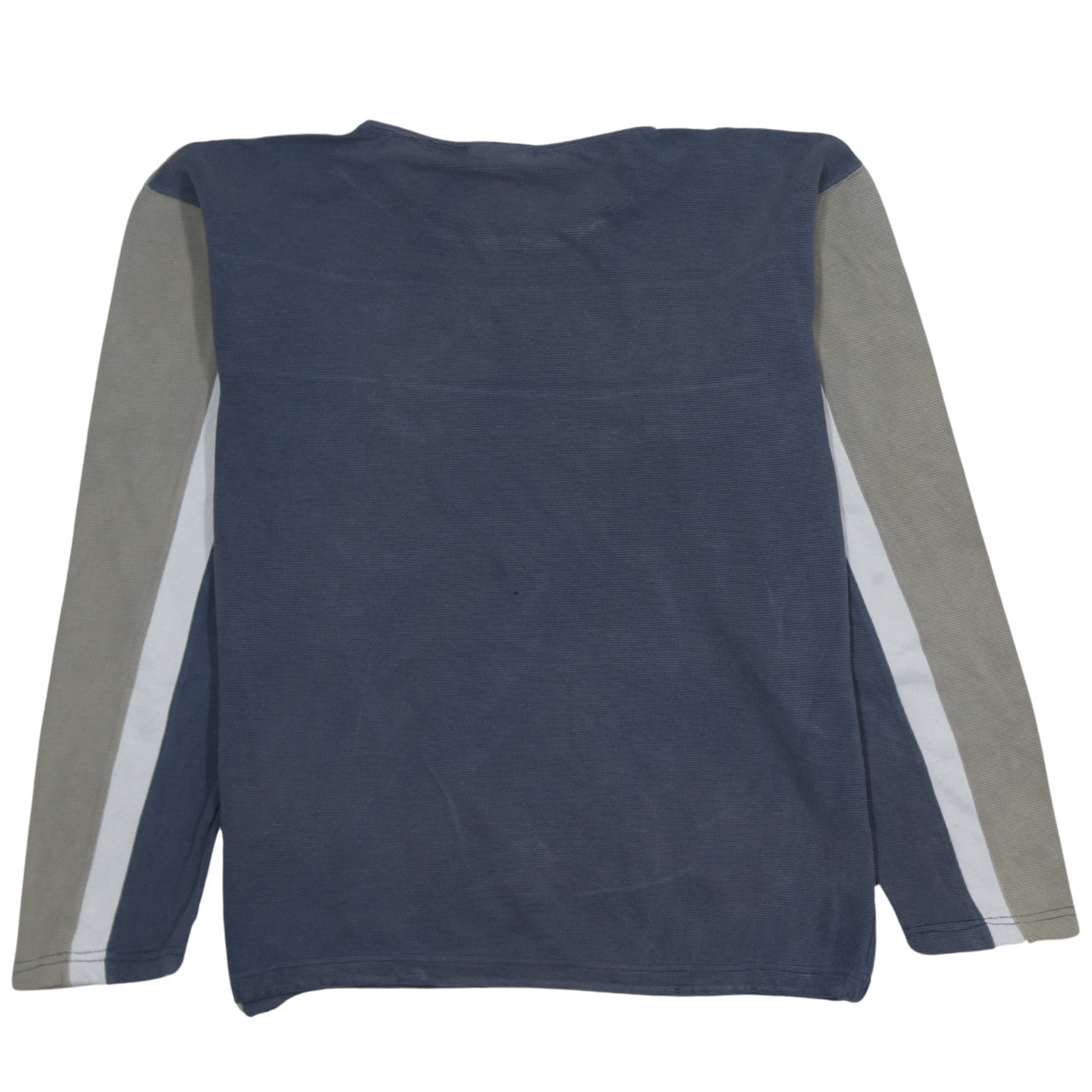 Quiksilver Men’s Blue XL Striped Crew Neck Pullover Sweatshirt