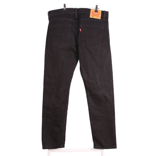 Levi's 508 Men's Black Tapered Jeans W34 L30 Denim Regular Fit