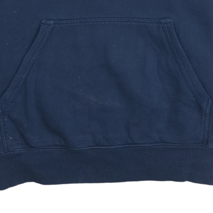 Vans Mens Blue Pullover Hoodie Medium Fleece Logo Skate Style