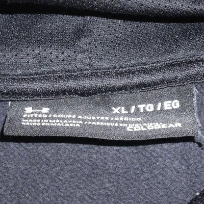 Under Armour Men's Black XL Pullover Hoodie ColdGear Fitted