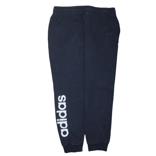 Adidas Men's Blue 2XL Jogger Sweatpants Fleece Tapered Trousers