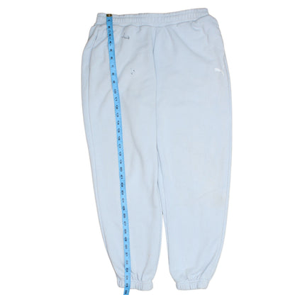 Puma Men's Blue Jogger Sweatpants M Fleece Tapered Fit