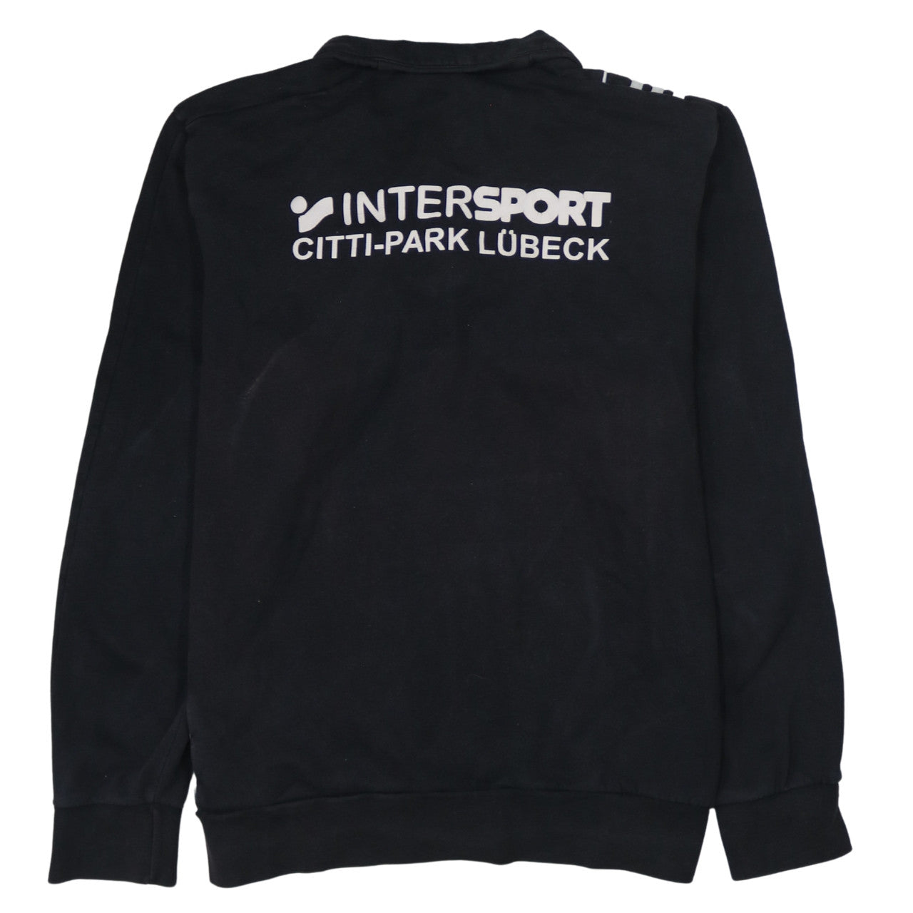adidas Men's Black 2XL 1/4 Zip Sports Sweatshirt with Logo