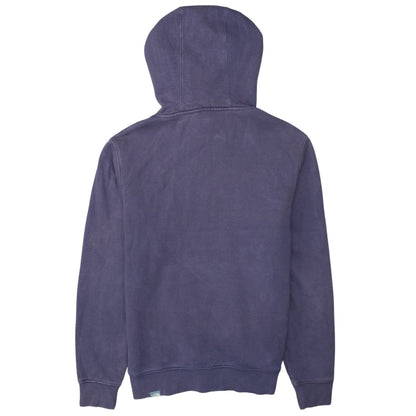 The North Face Men's Purple Pullover Hoodie Small Fleece Logo