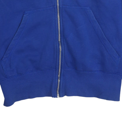 Nike Men's Blue Full Zip Hoodie Small Logo Sportswear