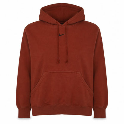 Nike Womens Brown XL Pullover Hoodie with Black Logo