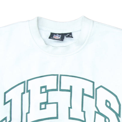 Primark NFL Women White 2XS Pullover Sweatshirt New York Jets Graphic