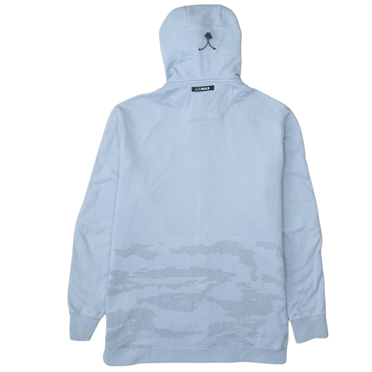 Nike Air Max Women’s Grey Full Zip Hoodie XL Cotton Blend