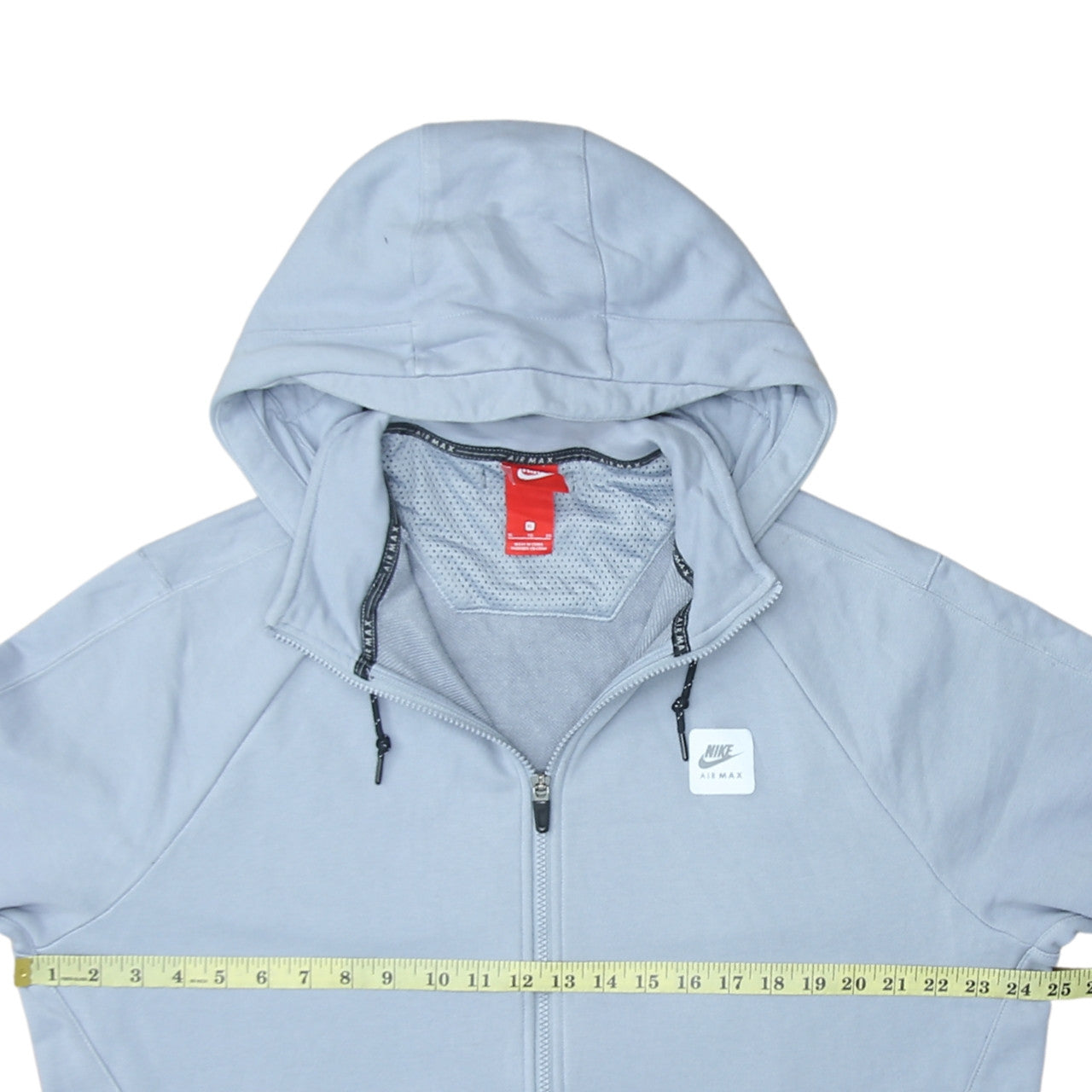 Nike Air Max Women’s Grey Full Zip Hoodie XL Cotton Blend