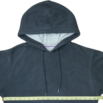 Champion Men's Black Pullover Hoodie Size S Fleece Regular Fit
