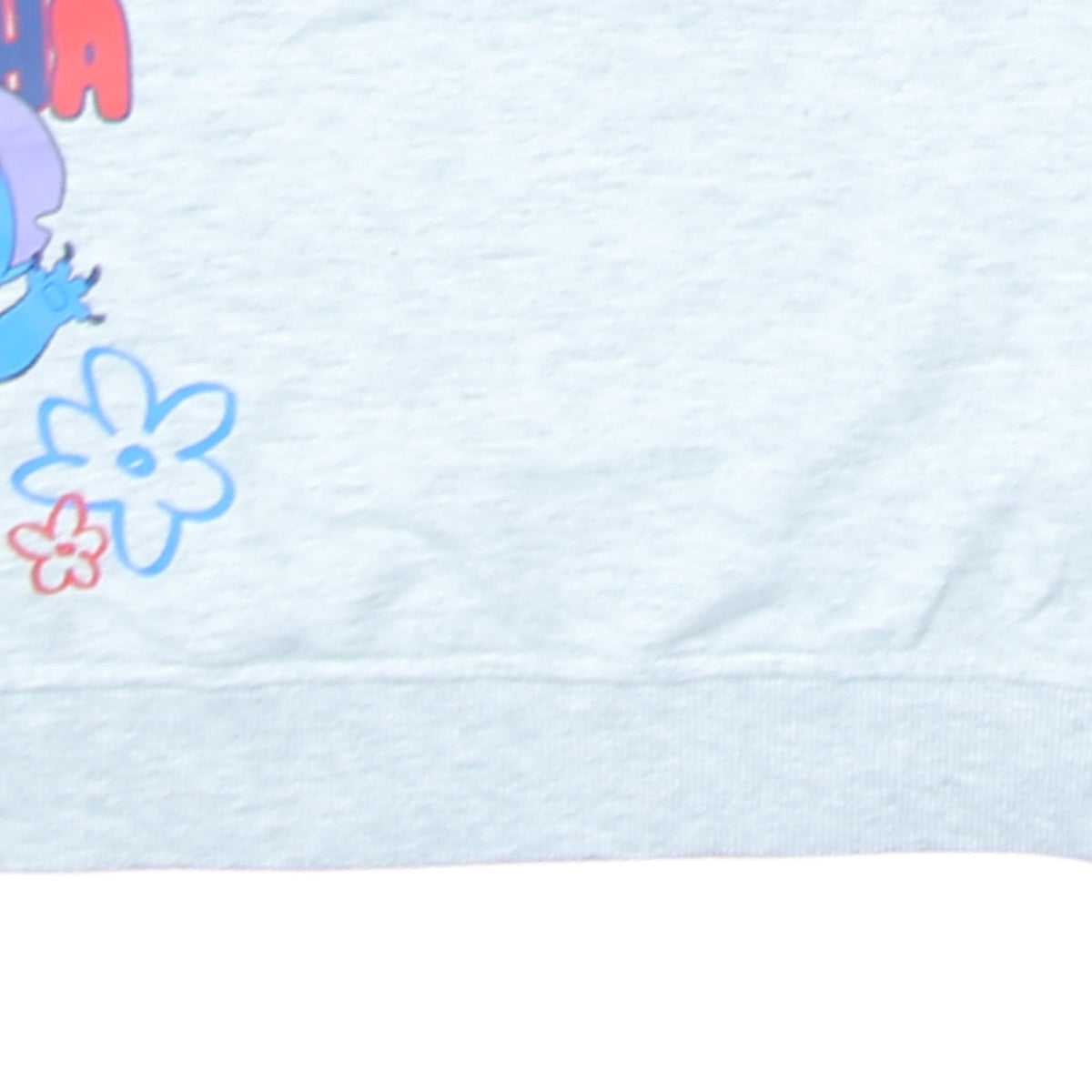 Disney Stitch Grey Graphic Pullover Sweatshirt L Unisex