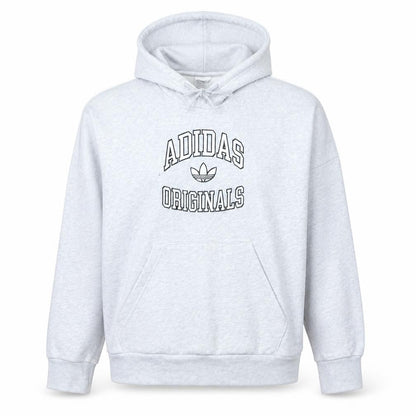 Adidas Originals Men's Grey Pullover Hoodie Size M Fleece Sportswear