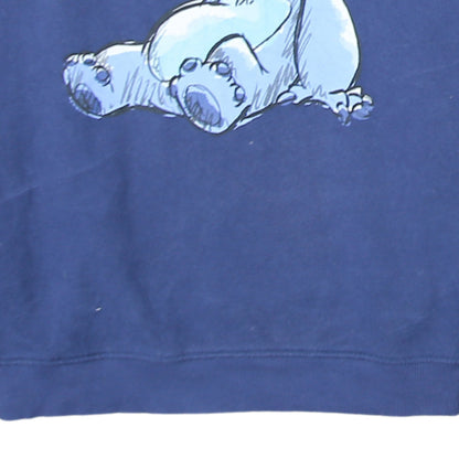 Disney Primark Cares Unisex Blue Stitch Graphic Sweatshirt M