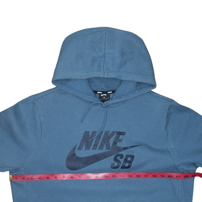Nike SB Men's Blue Pullover Hoodie L Regular Fit Skate Graphic
