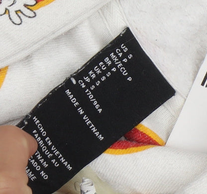 Disney x Forever 21 Unisex White Mickey Mouse Pullover Hoodie Size S