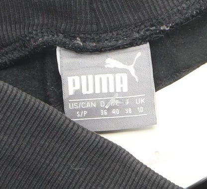 Puma Women's Black Jogger Sweatpants Size 10 Regular Fit Activewear