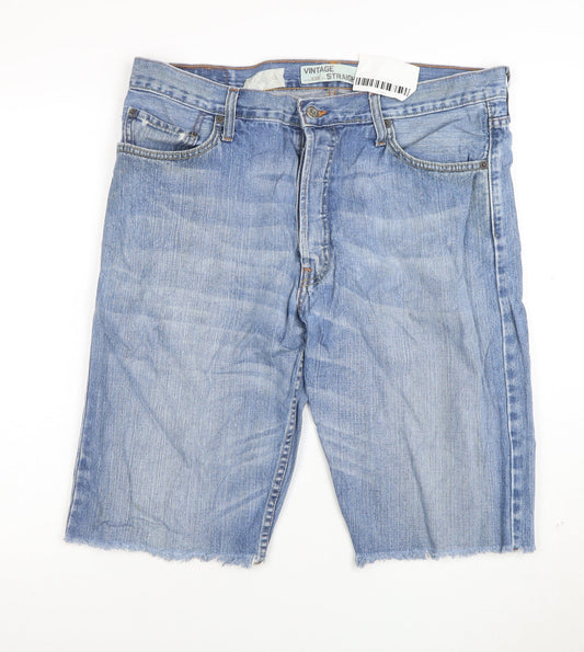 Levi's Men's Blue Denim Vintage Straight Shorts W36