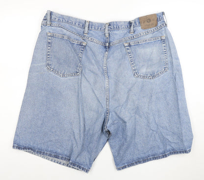 Wrangler Men's Blue Denim Relaxed Fit Shorts Size 44