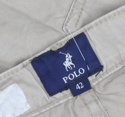Polo Ralph Lauren Men's Beige Chino Trousers Size 42 Regular