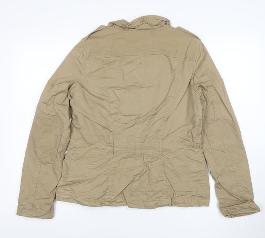 Tommy Hilfiger Men's Beige M Military Cotton Jacket