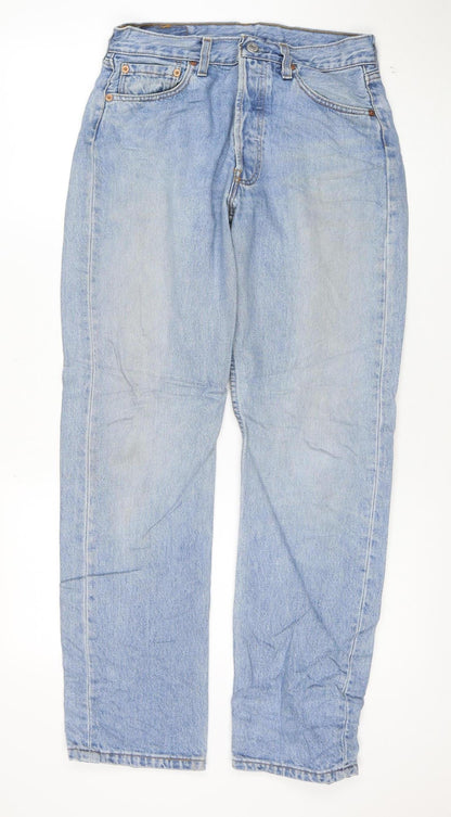 Levi's 501 Men's Blue Denim Jeans W29 L30 Straight Fit Vintage