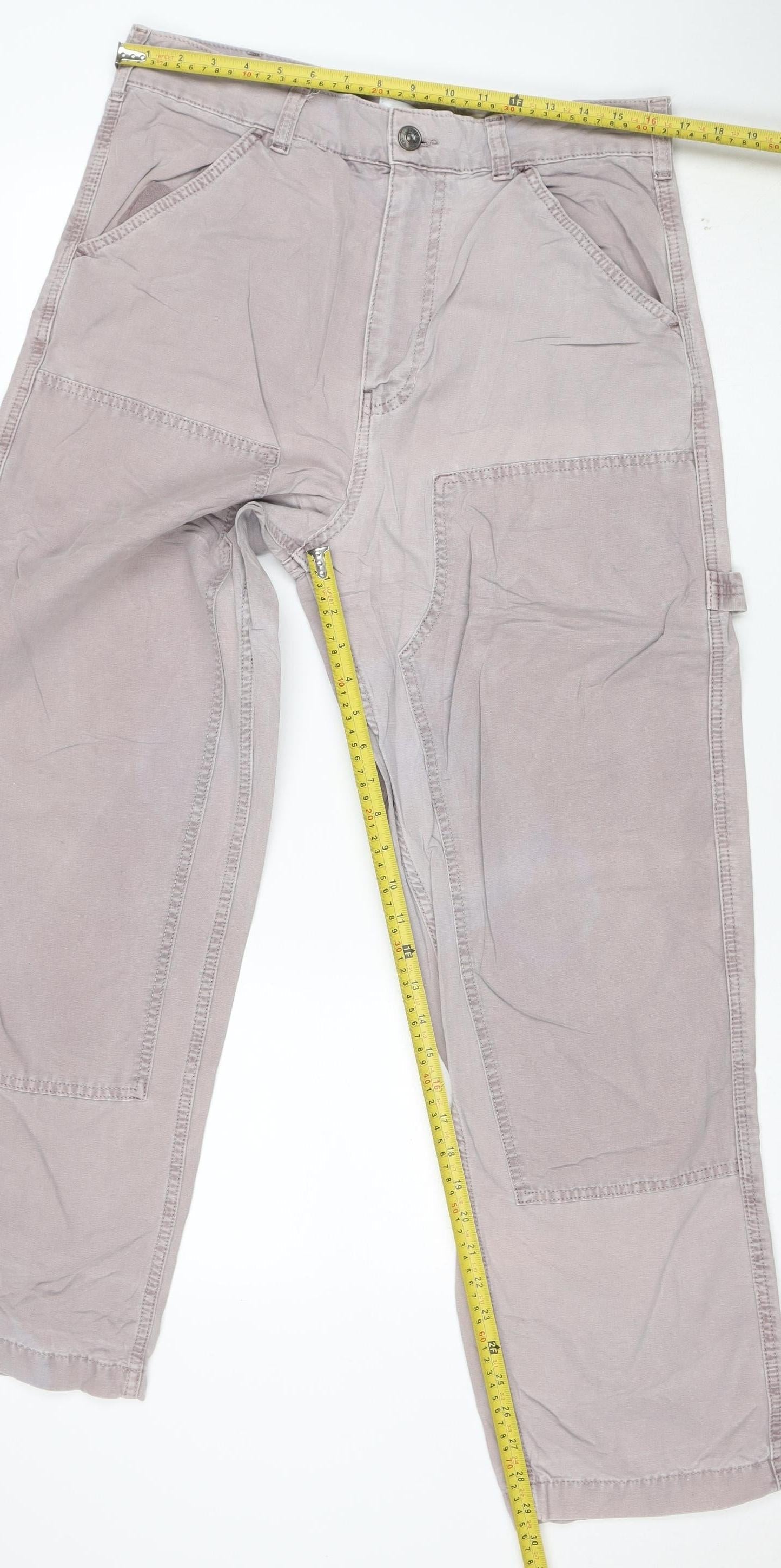 BDG Urban Outfitters Men's Beige Carpenter Trousers W32 L30