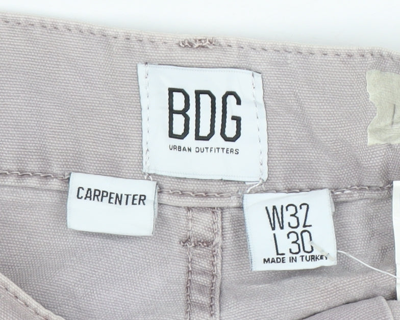 BDG Urban Outfitters Men's Beige Carpenter Trousers W32 L30