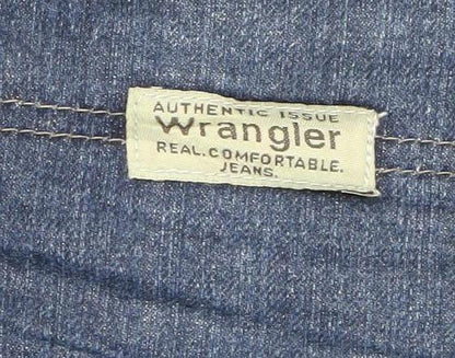 Wrangler Men's Blue Relaxed Straight Fit Jeans 42x30