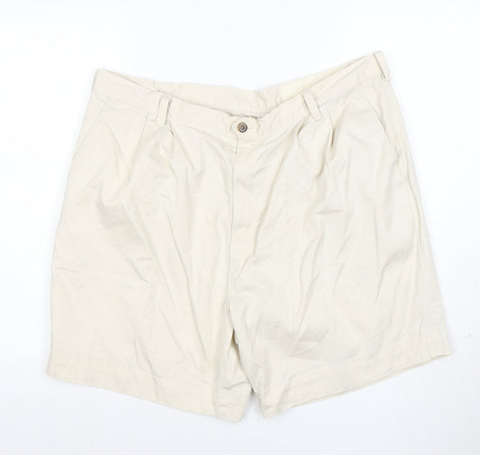 Dockers Men's Beige Chino Shorts Size 40 Regular Fit Cotton