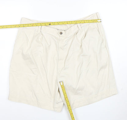 Dockers Men's Beige Chino Shorts Size 40 Regular Fit Cotton