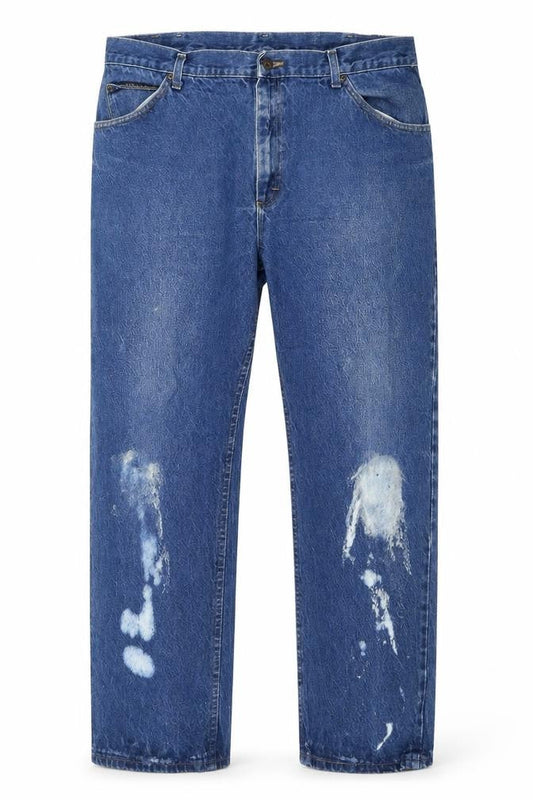 Lee Mens Blue 32x30 Straight Leg Denim Jeans Retro Vintage