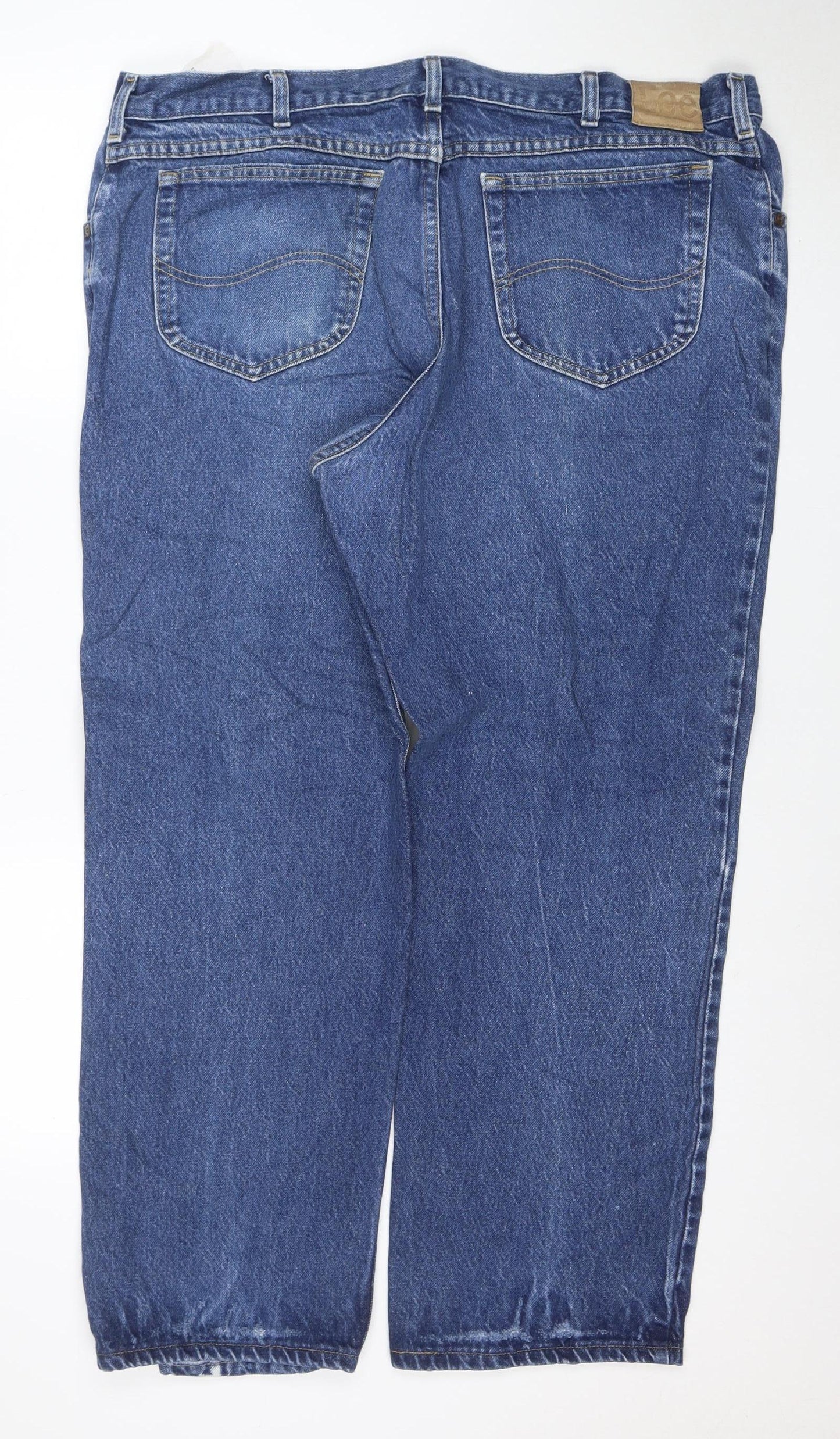 Lee Mens Blue 32x30 Straight Leg Denim Jeans Retro Vintage