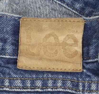 Lee Mens Blue 32x30 Straight Leg Denim Jeans Retro Vintage