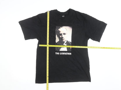 Pull & Bear Men’s Black The Godfather Graphic T-Shirt XS