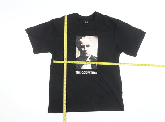 Pull & Bear Men’s Black The Godfather Graphic T-Shirt XS