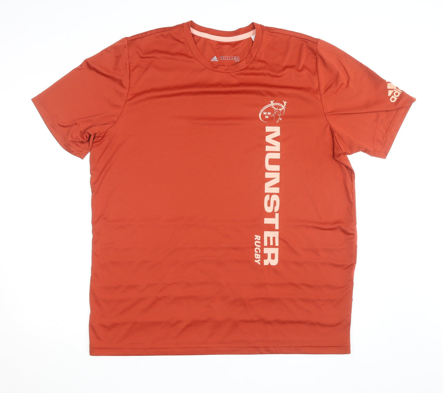 Adidas Men's Red Munster Rugby XL Active T-Shirt