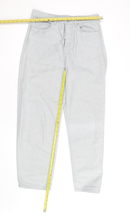 COS Women Grey Tapered Regular Fit Jeans Size 28