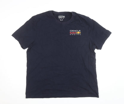 Castore Red Bull Racing Men's Navy 3XL Cotton Graphic T-Shirt