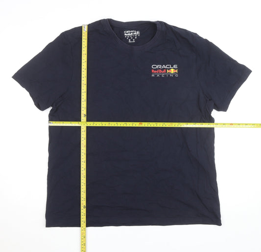 Castore Red Bull Racing Men's Navy 3XL Cotton Graphic T-Shirt